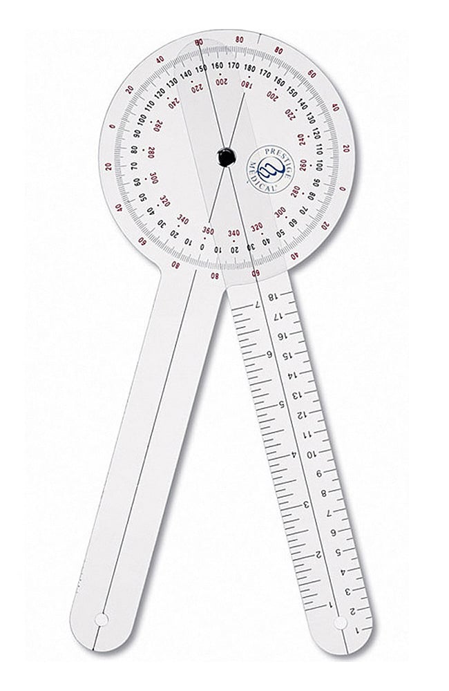 12 & 8 PROTRACTOR GONIOMETER SET by AMS 