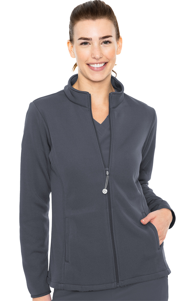 Med Couture Women's Bonded Fleece Med Tech Warm up Jacket 8684