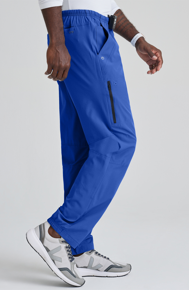 Men's Amplify Pant Medical Cargo Scrub Pant w/ 7 Pockets and 4-Way Stretch Fabric BARCO ONE 