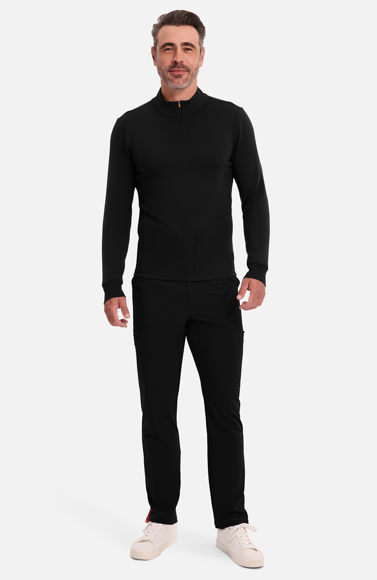 Men's Zip Neck Pullover Scrub Jacket | AllHeart.com