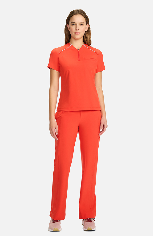 Women's Tuck-In Zip Neck Scrub Top | AllHeart.com