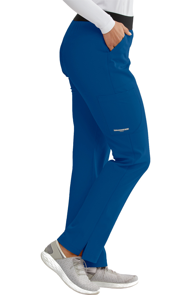 Skechers Women's Breeze Logo Elastic Waistband Scrub Pant