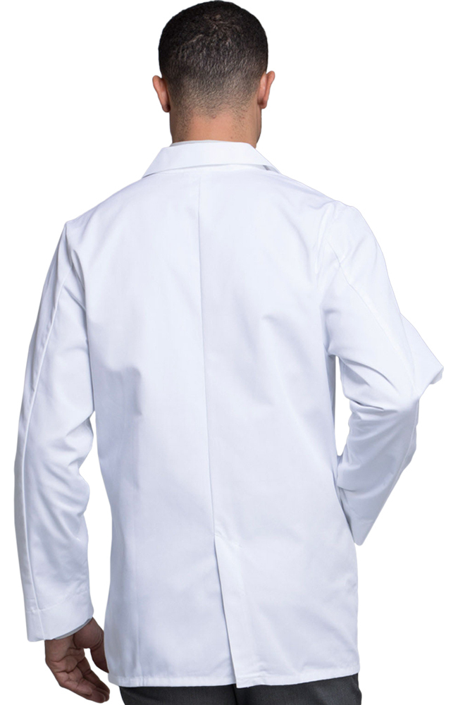 Med-Man Men's New Long Sleeve Pockets Twill Consultation Lab Coat 1389A