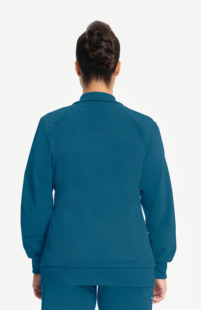Women's Zip Front Warm Up Scrub Jacket | AllHeart.com