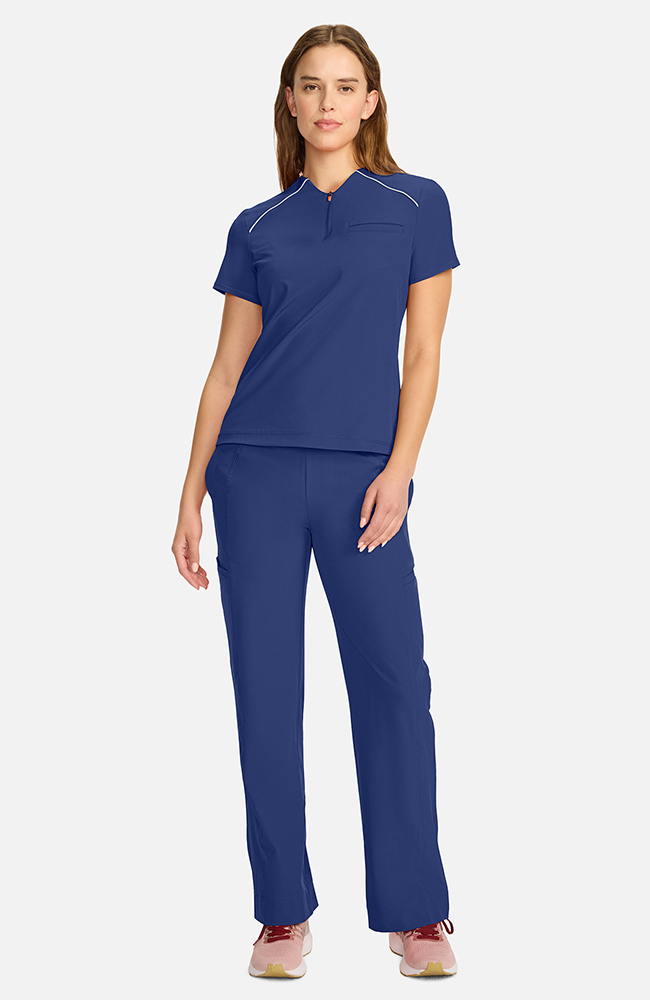 Women's Tuck-In Zip Neck Scrub Top | AllHeart.com