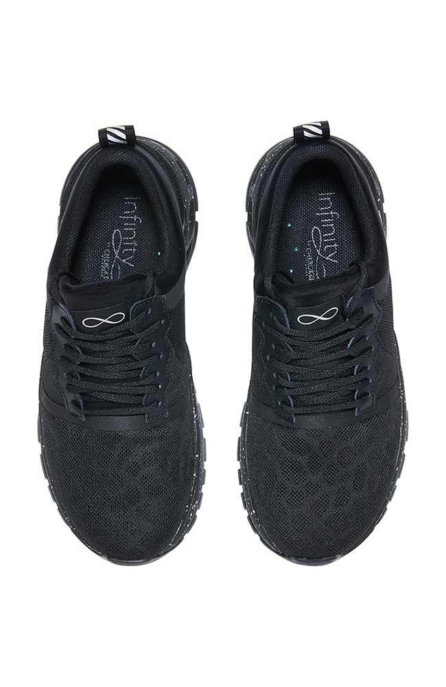 Infinity by Cherokee Men's Fly Black on Black Athletic Lace Up