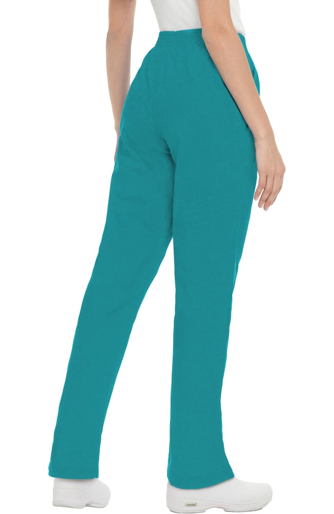 Clearance Women's Eased Classic Fit with Elastic Waist Scrub Pants