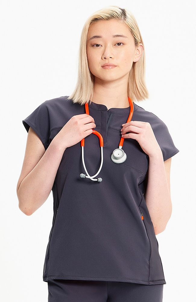 トップス elly Women's Henley Scrub Top | AllHeart.com
