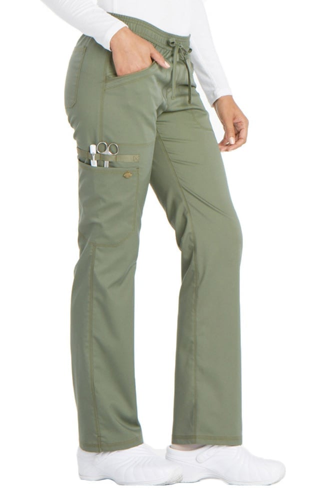 New Scrubeez Women's Easy Fit Pull on Pants Scrubs Medical Uniform Sz SM Regular 