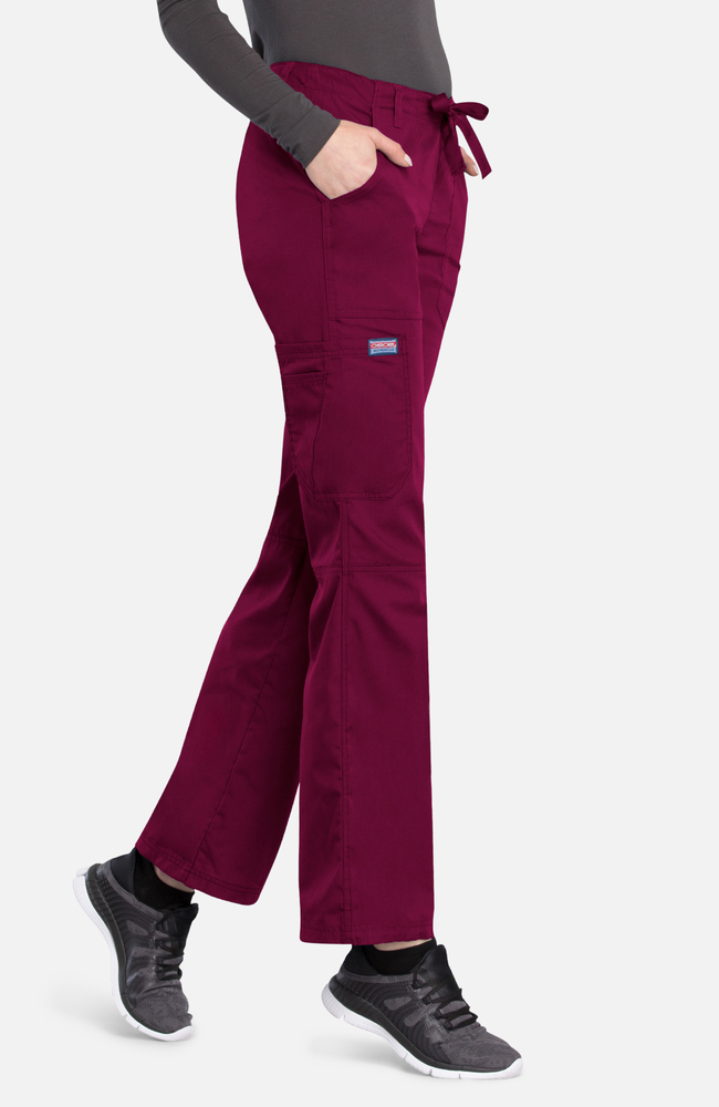 Cherokee Workwear Scrubs Women's Cargo Pants 4020 Shocking Pink SHPW 