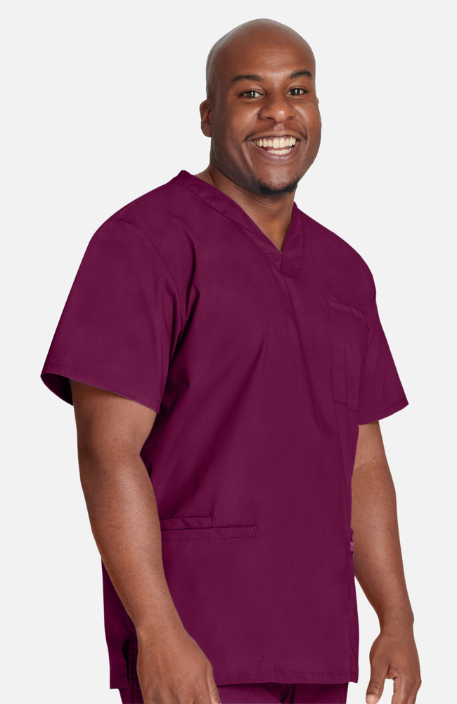 Details about   Teal Blue Cherokee Scrubs Workwear Professionals Mens V Neck Top WW695 TLB 