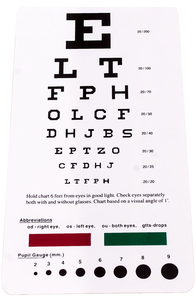 Snellen Chart Printable 50 Printable Eye Test Charts Printable