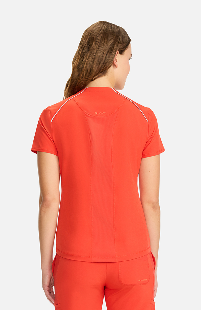 Women's Tuck-In Zip Neck Scrub Top | AllHeart.com