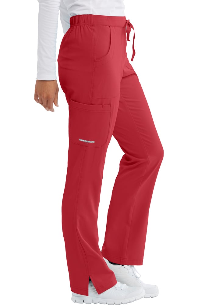 Barco Skechers 3-Pocket Flat Front Reliance Scrub Pant for Women