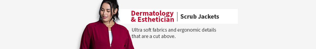 Banner - Dermatology Scrub Jackets