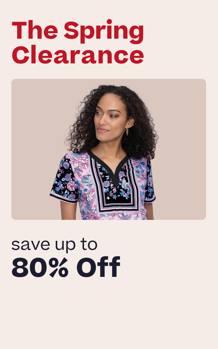 Shop Spring Clearance Up to 80% Off