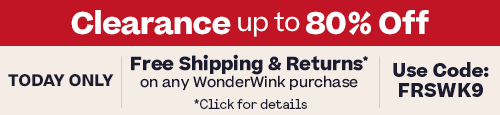 Shop Ends of Month Clearance Up to 80% Off plus WonderWink plus Free Shipping & Returns* CODE FRSWK9 click for details